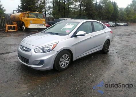 2017 Hyundai Accent Se from USA, damaged, VIN KMHCT4AEXHU216735